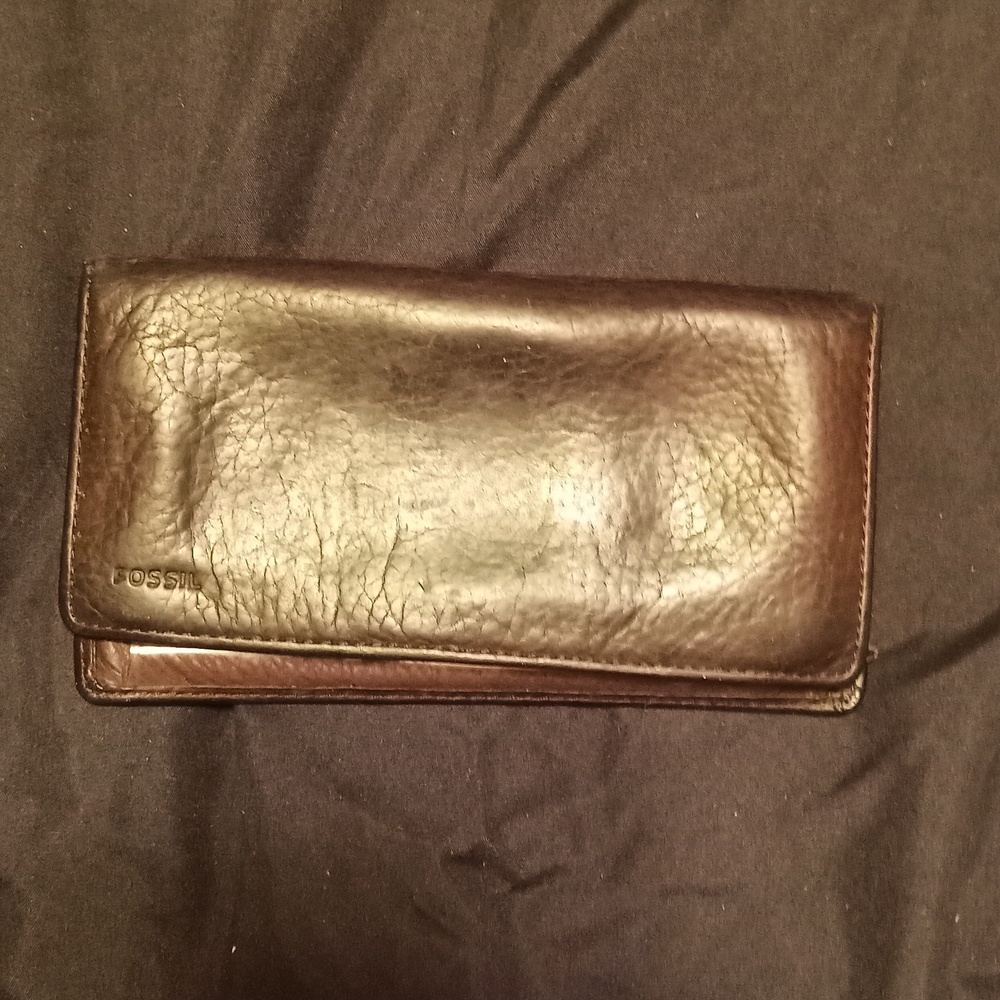Fossil checkbook wallet